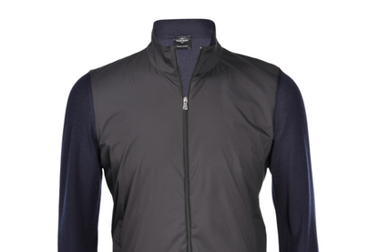 Gran Sasso Hybrid Full Zip Jacket - Navy