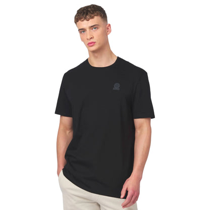 Sandbanks Rubberised Logo T - Black