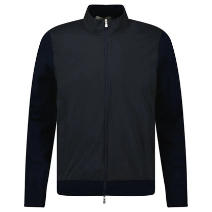 Gran Sasso Hybrid Full Zip Jacket - Navy / Black