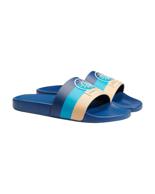Sandbanks Logo Slider - Navy Tri-colour