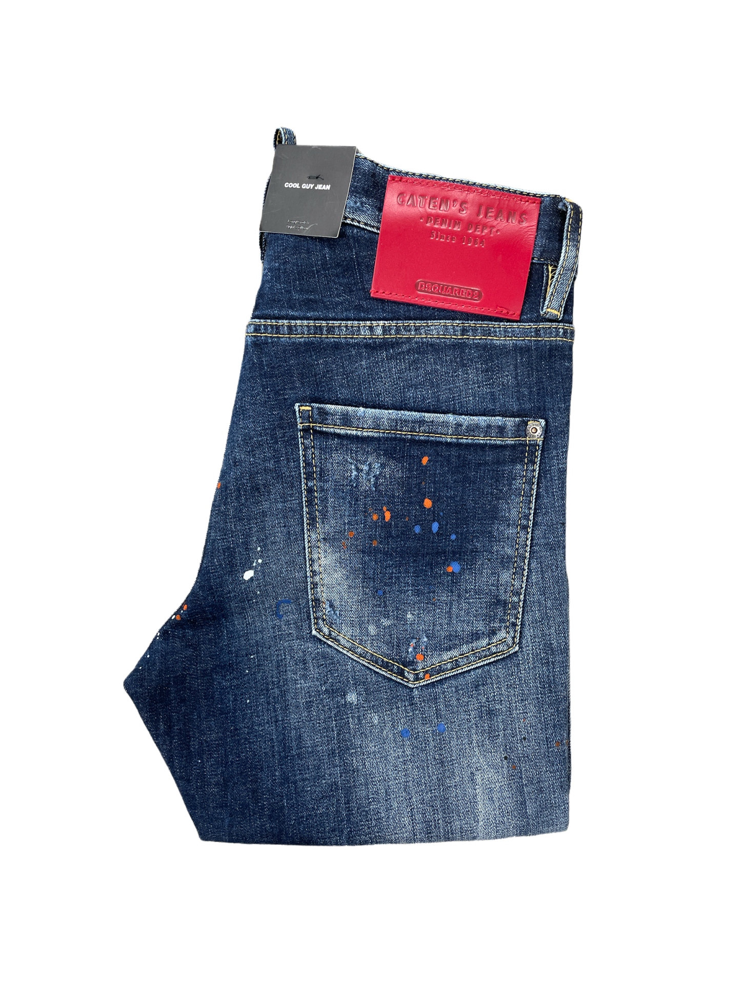 Dsquared2 Paint Splatter Caten's Cool Guy Jean